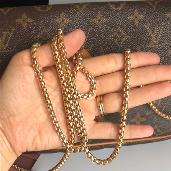 Replacement purse chain for Louis Vuitton bags. 2 chains - Picture 2 of 3